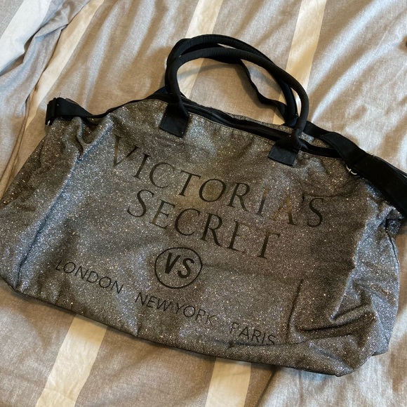 Sparkly Oversized Victoria Secret Duffle - Picture 1 of 2